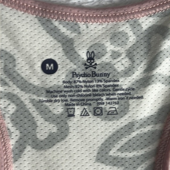 Psycho Bunny Women’s Athletic Moisture Wicking Workout Sport Running Tank‎ Top M - Picture 10 of 10